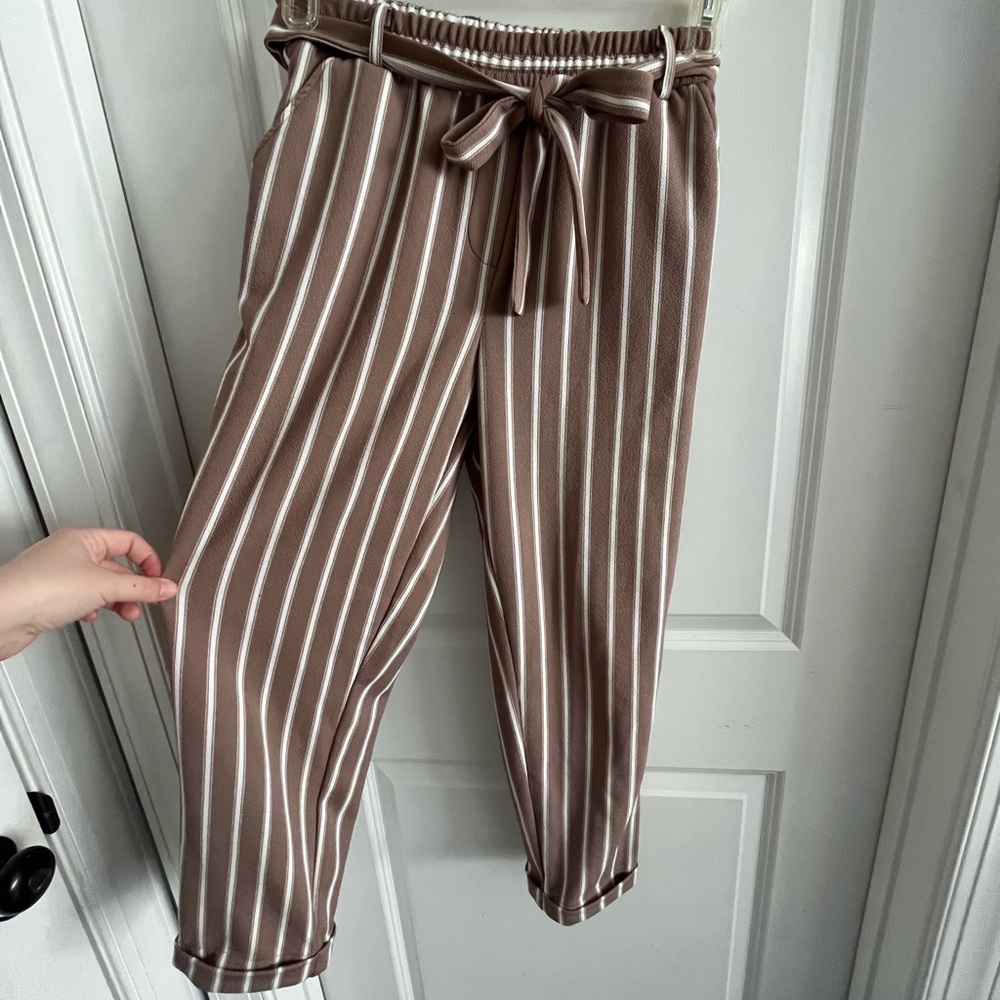 Altar’d State Striped Stretch Waist Pants